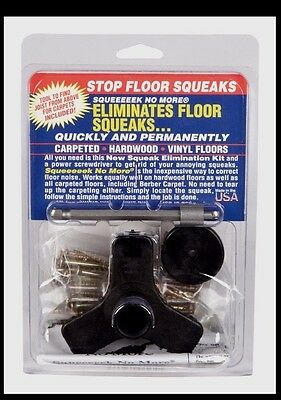 Squeeeeek No More Screw Kit 3233 Stops Repairs & Eliminates Floor Squeaks Squeek