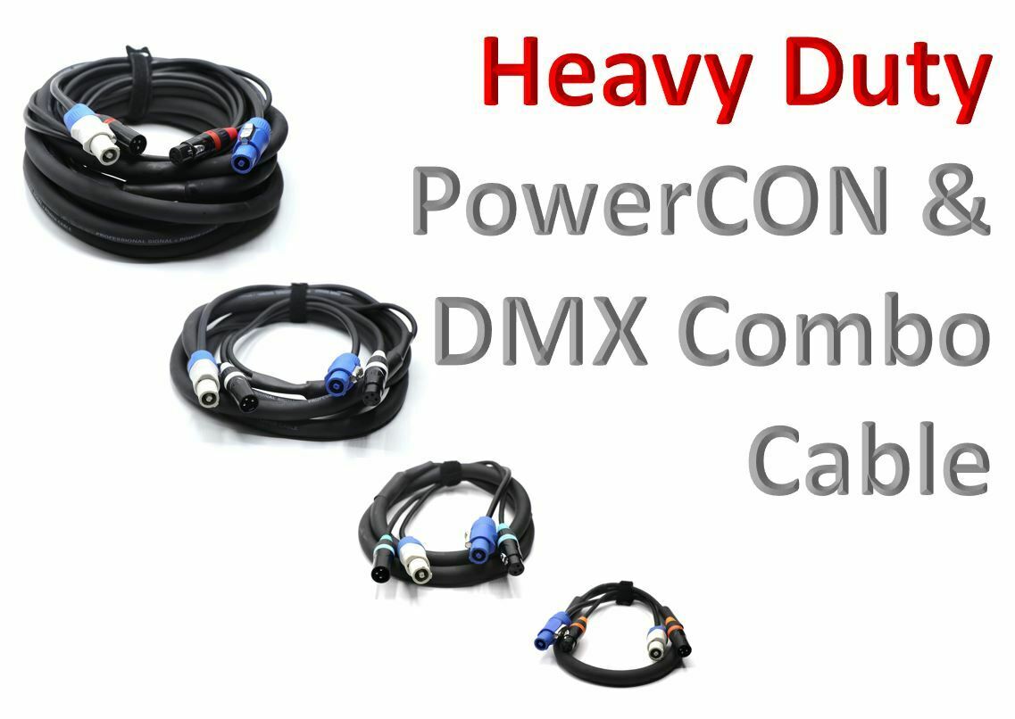 Powercon And Dmx Combo Pro Cable