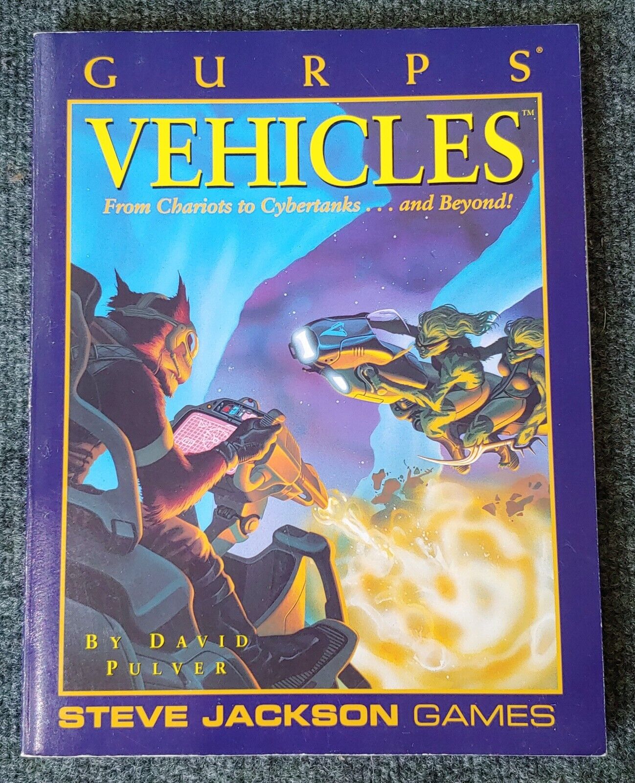Retro Gurps Vehicles Chariots To Cybertanks & Beyond Rpg Role Playing Game Book