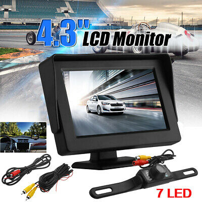 Car Backup Camera Rear View Parking System Night Vision /4.3" Tft Lcd Monitor Us