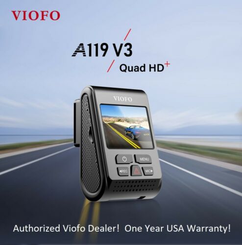 Viofo A119v3 Dash Camera With Sony Starvis Imx335 Image Sensor - Usa Seller