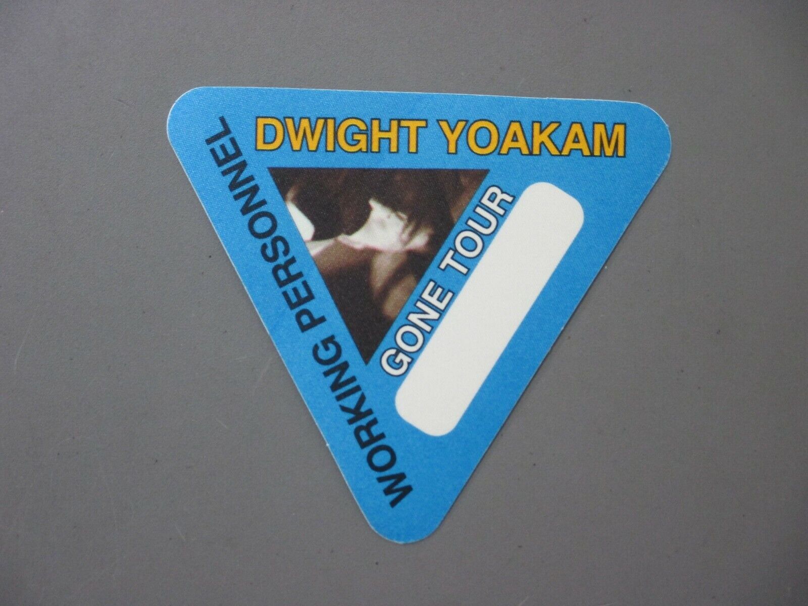 Dwight Yoakam Backstage Pass Satin Sticker Gone Tour  - Otto  !