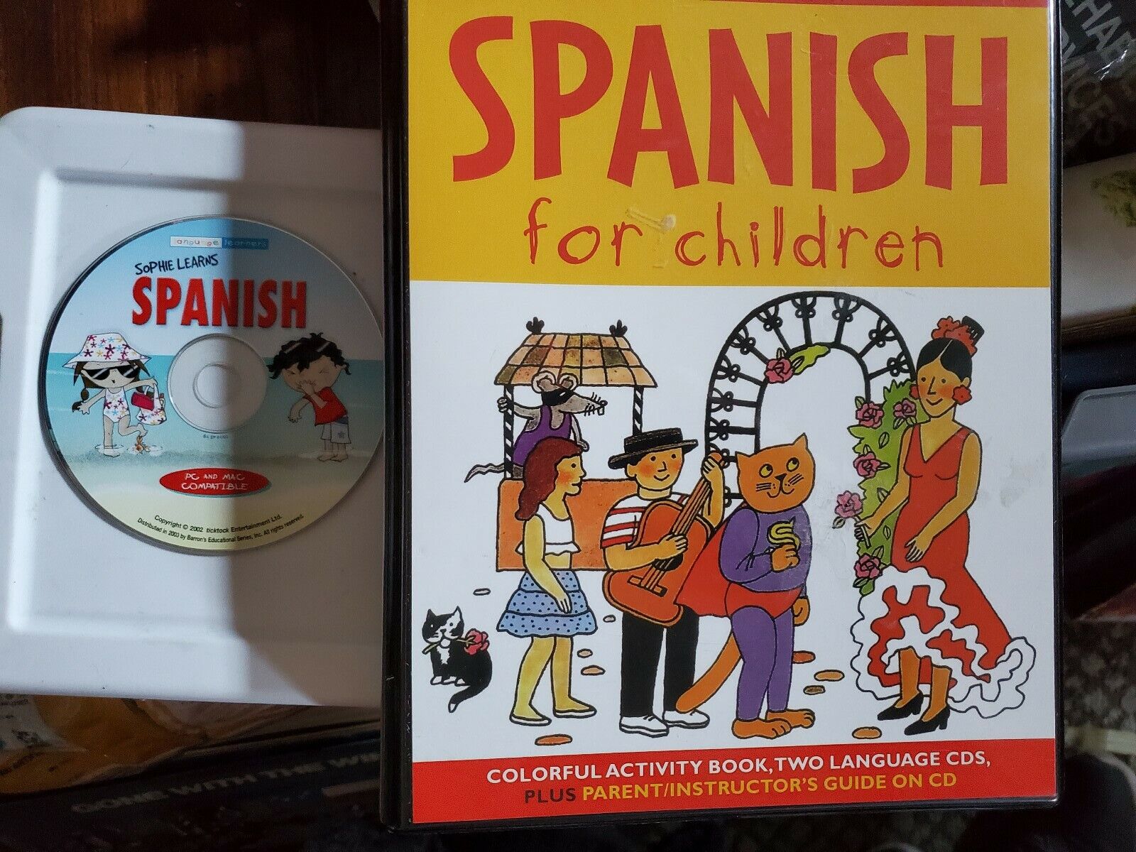 Mcgraw Hill Spanish For Children Cd's & Sophie Learns Spanish Cd