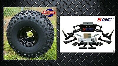Club Car Ds Golf Cart 6" A-arm Lift Kit + 8" Wheels And 22" At Tires 1982-2003