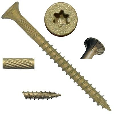 Bronze Star Wood Screws: Exterior Wood Screws, Fence Screws, Torx Drive Deck