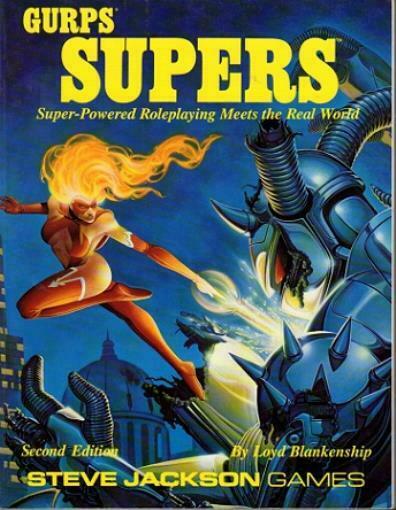 Sjg Gurps Supers Supers (2nd Ed, 1st) Vg+